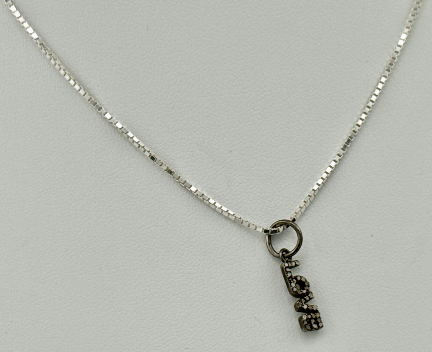 Small Diamond Love Necklace