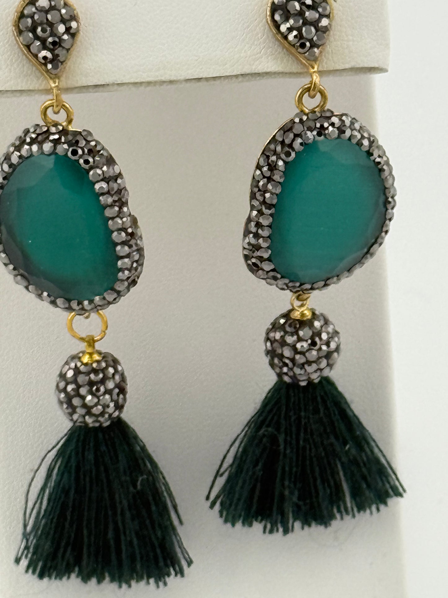 Tassel Quartz Earrings