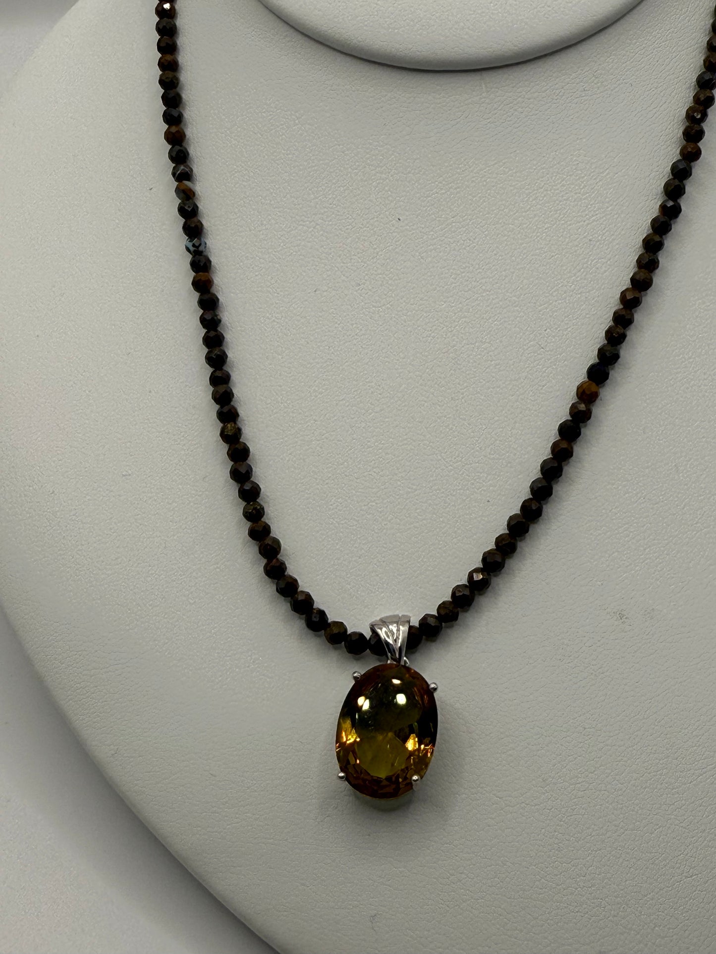 Zultanite and Boulder Opal Necklace
