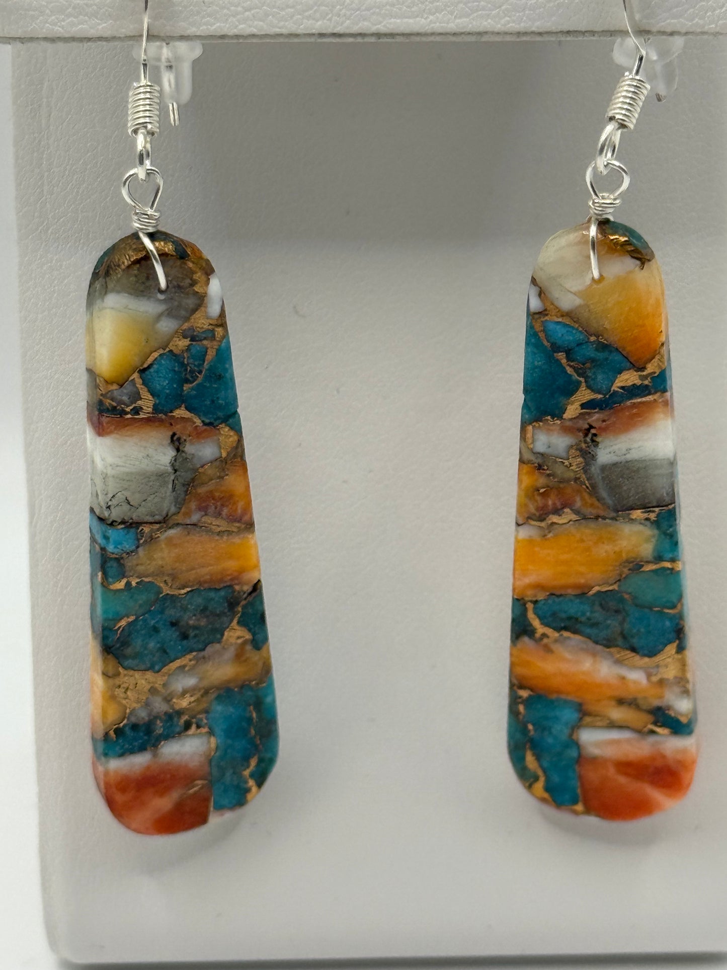 Multi Turquoise Stone Earrings