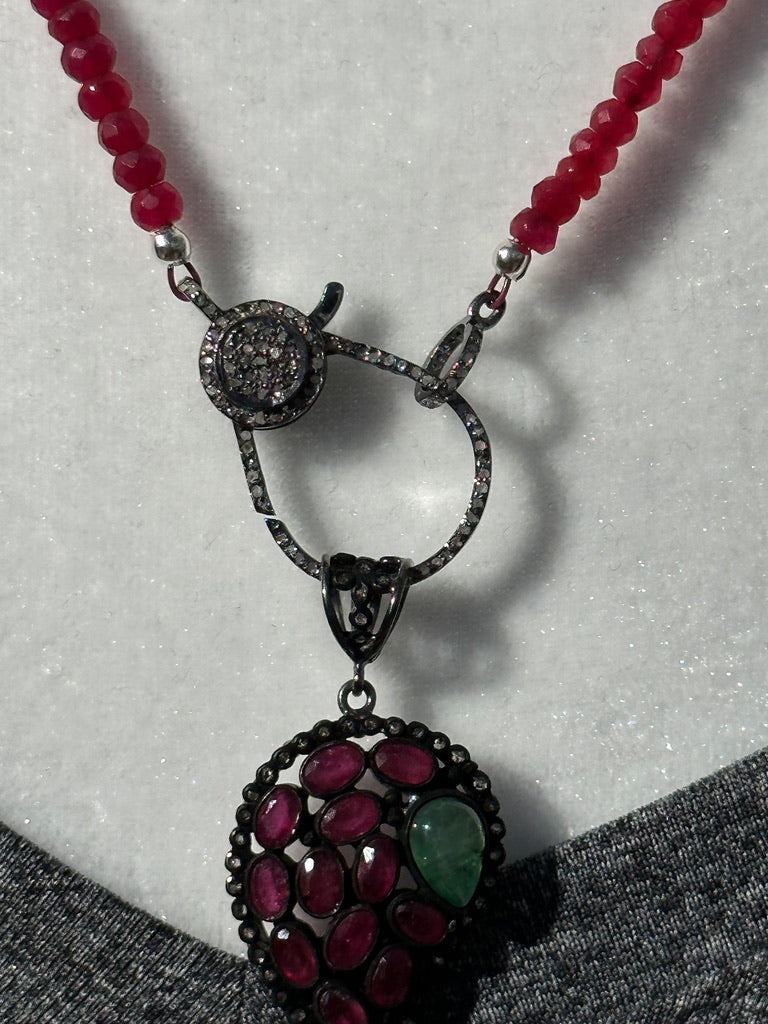 Ruby and Diamond Necklace