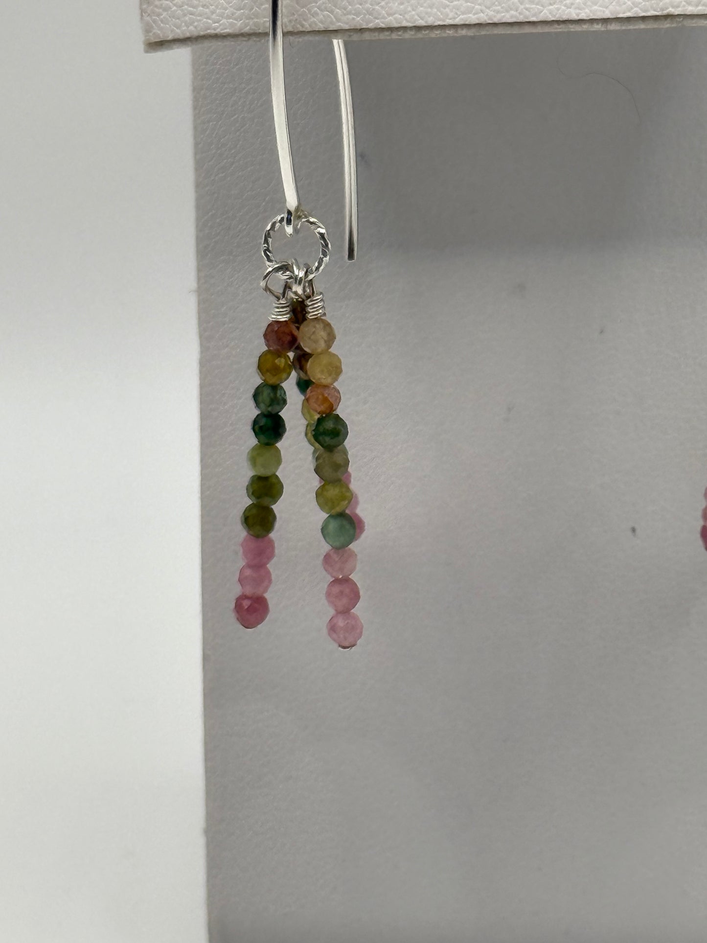 Multi Color Tourmaline Earrings