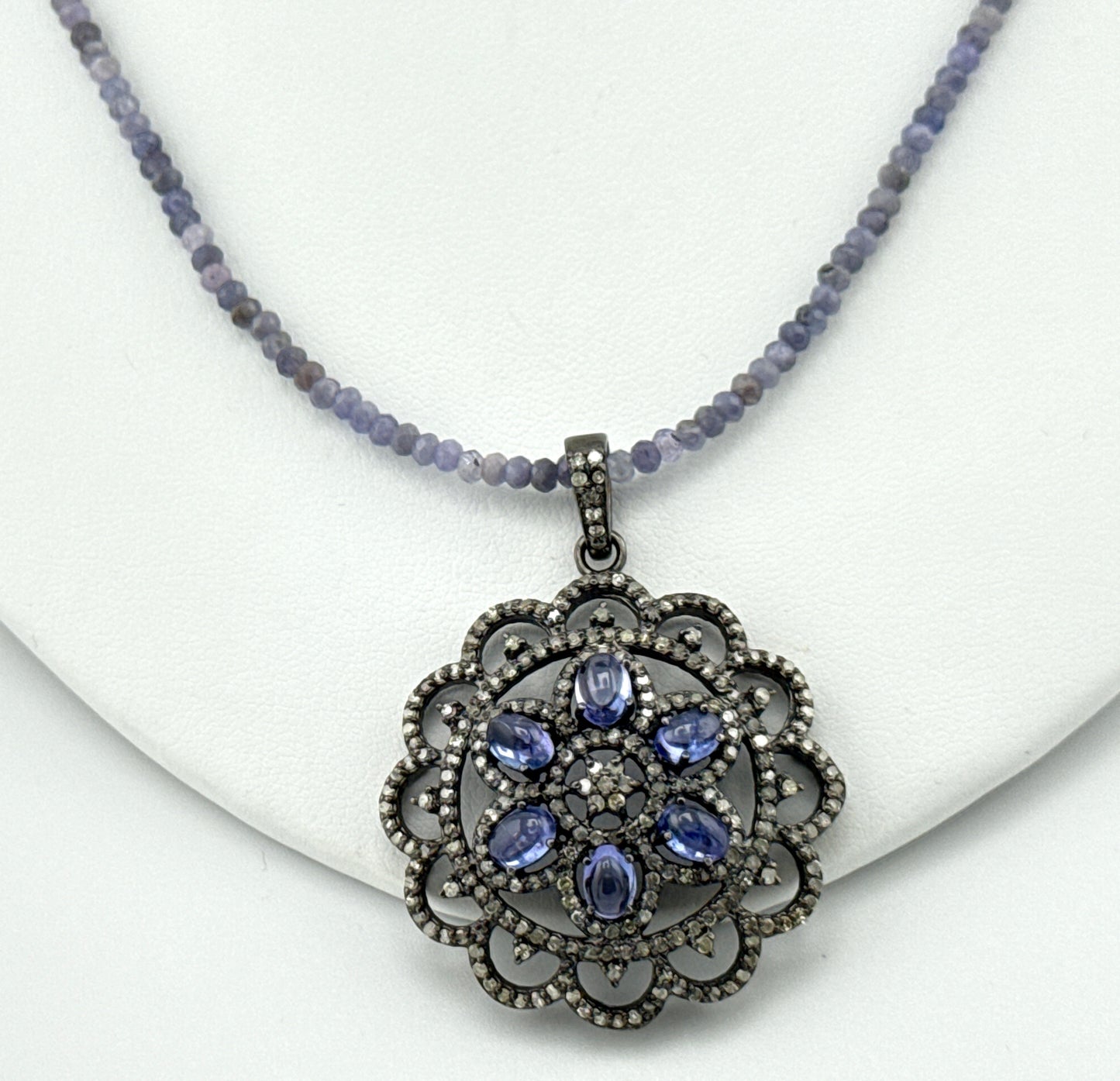 Tanzanite & Diamond Necklace