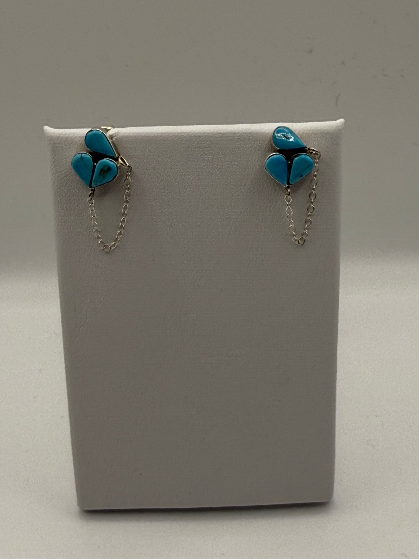 Double Turquoise Earrings