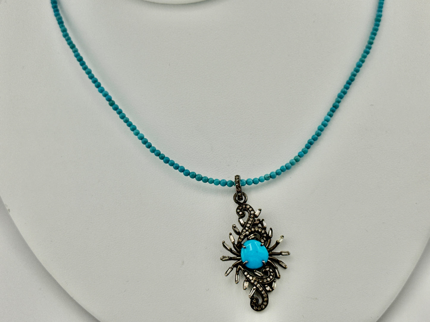 Sleeping Beauty & Diamond Necklace