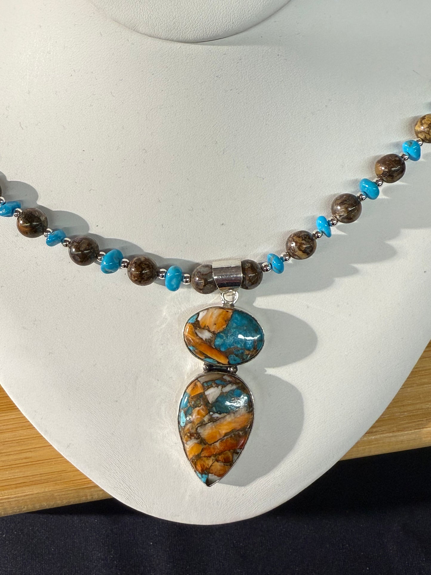 Oyster & Sleeping Beauty Turquoise and Lace Opal