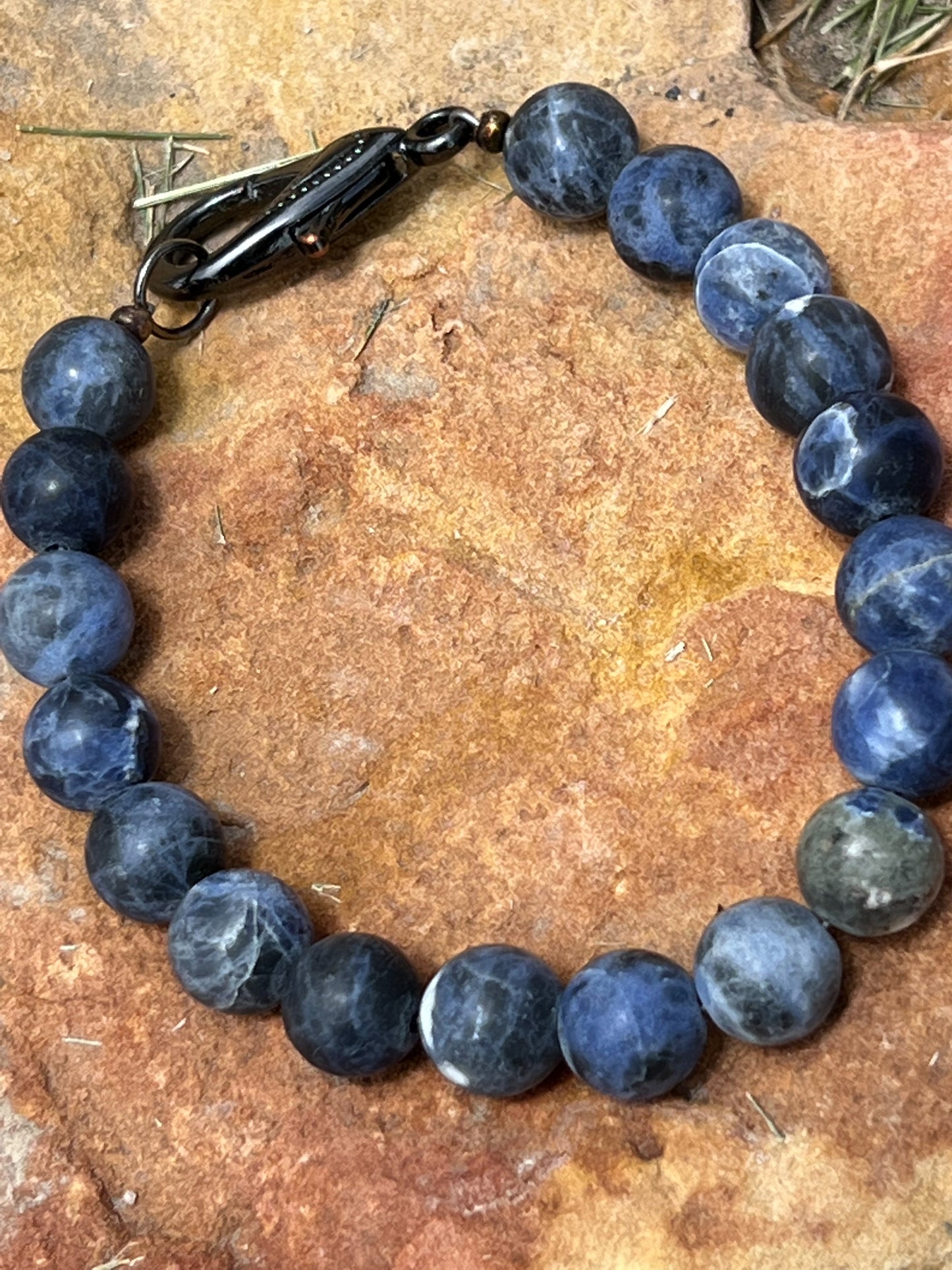 Men's Genuine Sodalite Bracelet