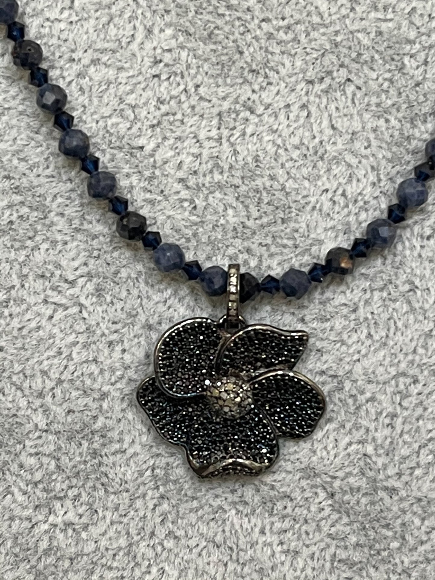 Sapphire and Diamond Necklace