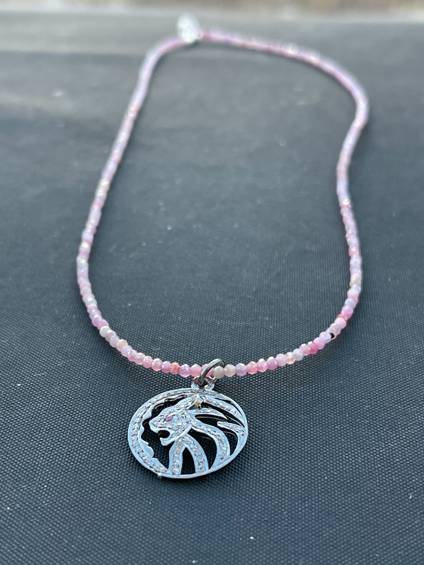 Ruby and Diamond Tiger Necklace