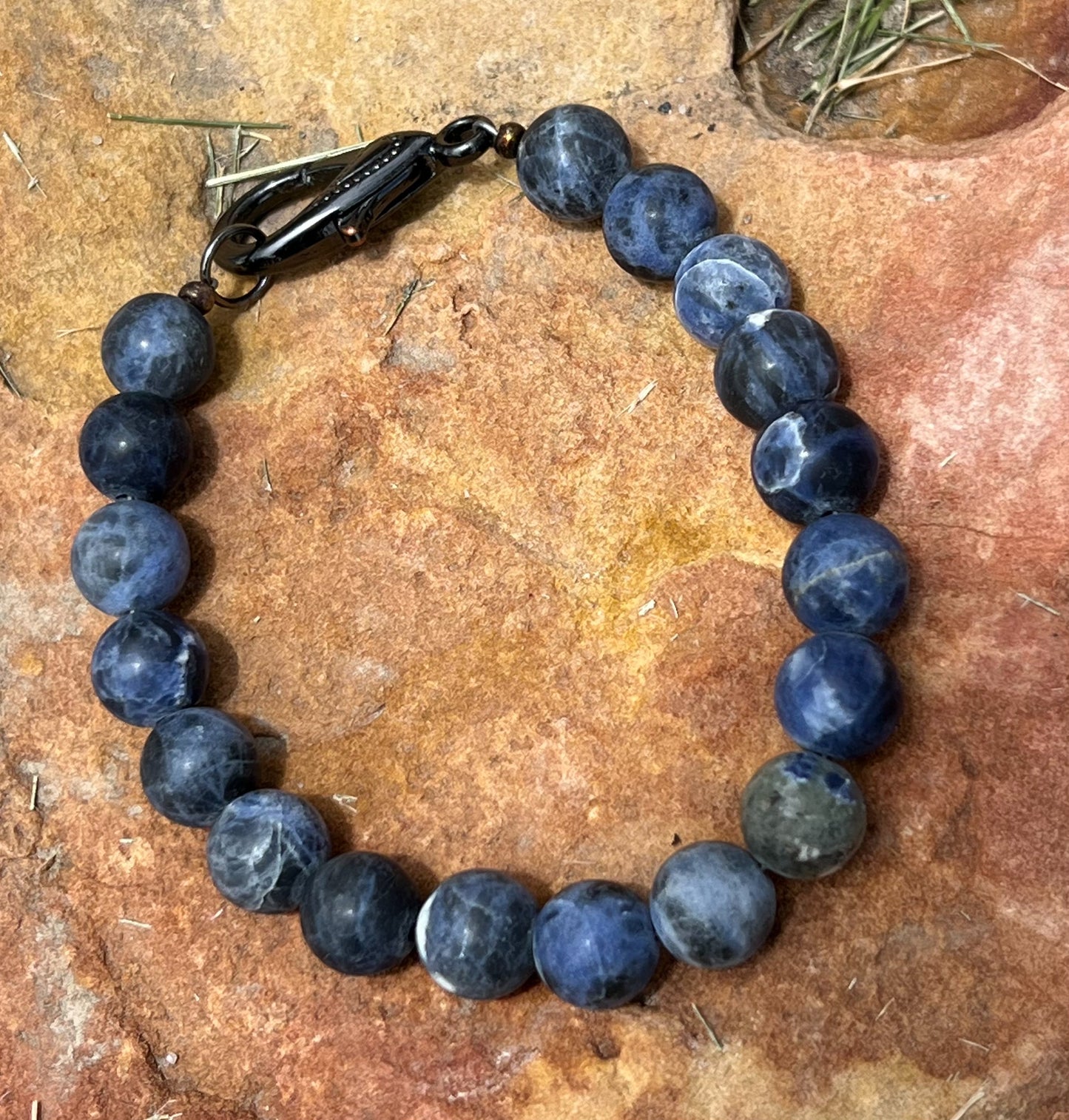 Men's Genuine Sodalite Bracelet