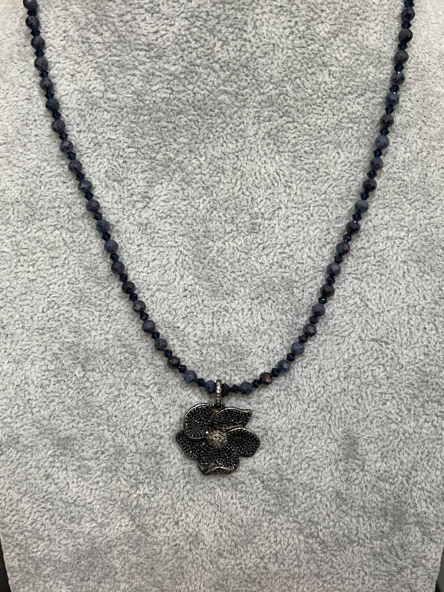 Sapphire and Diamond Necklace
