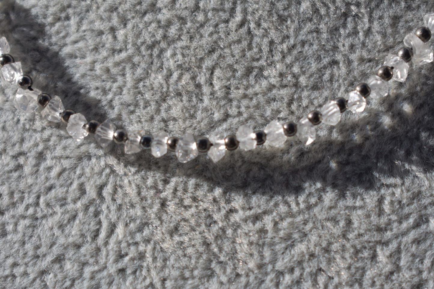 Herkimer Diamond and Sterling Silver Necklace