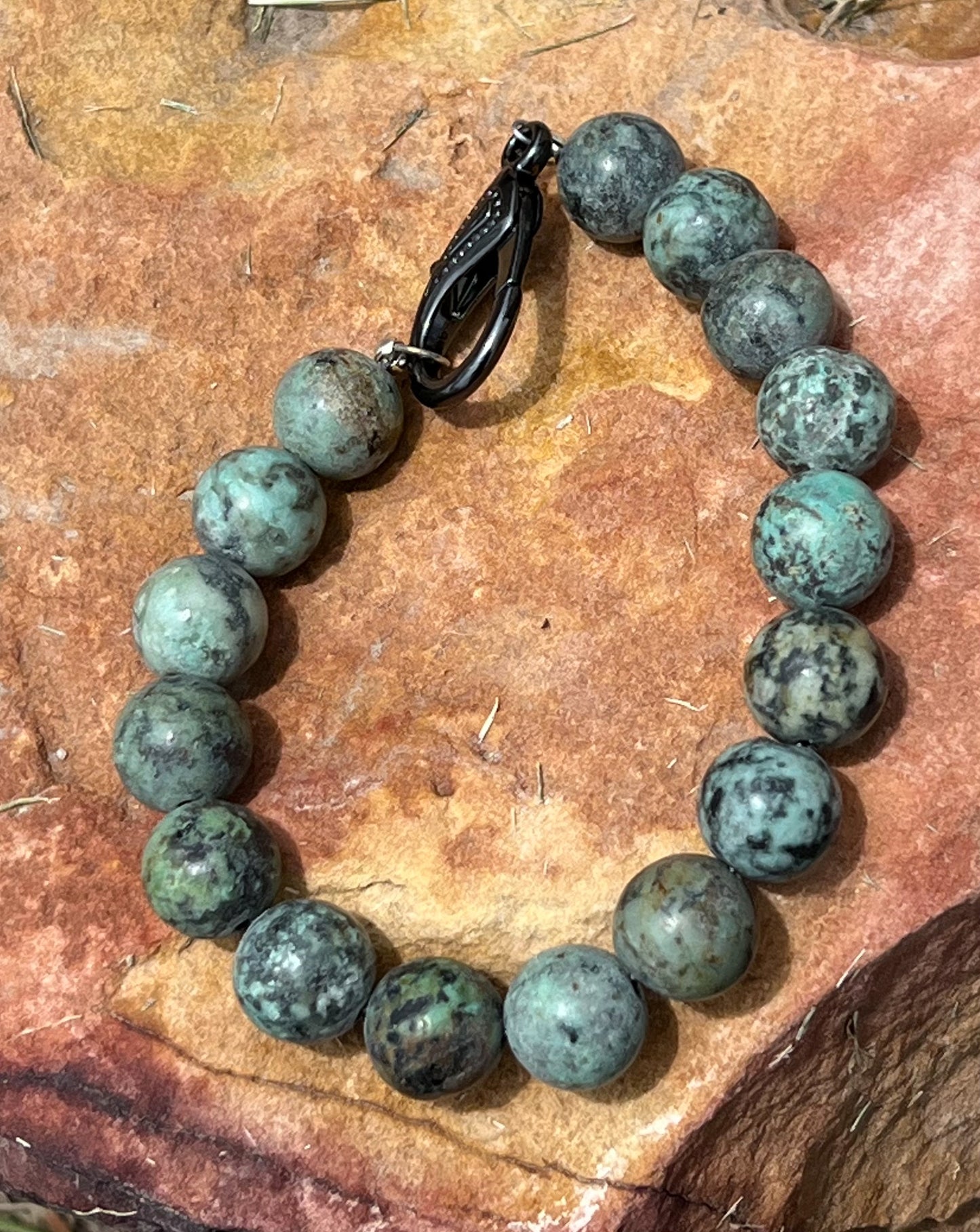 Men's African Turquoise Bracelet