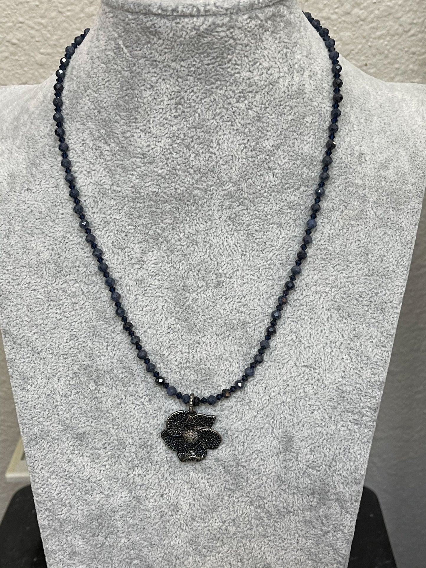Sapphire and Diamond Necklace