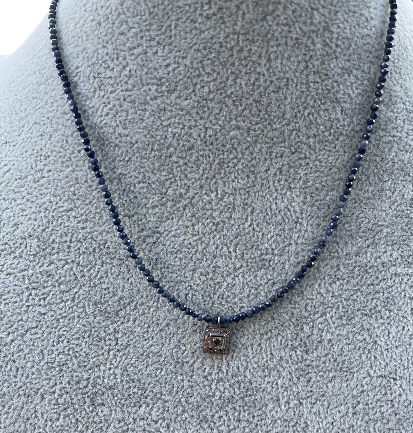 Sapphire and Diamond Necklace