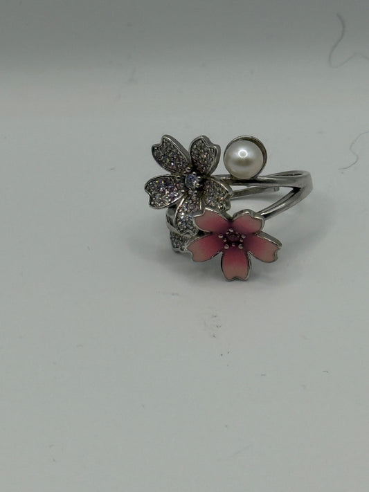 Pearl Flower Ring