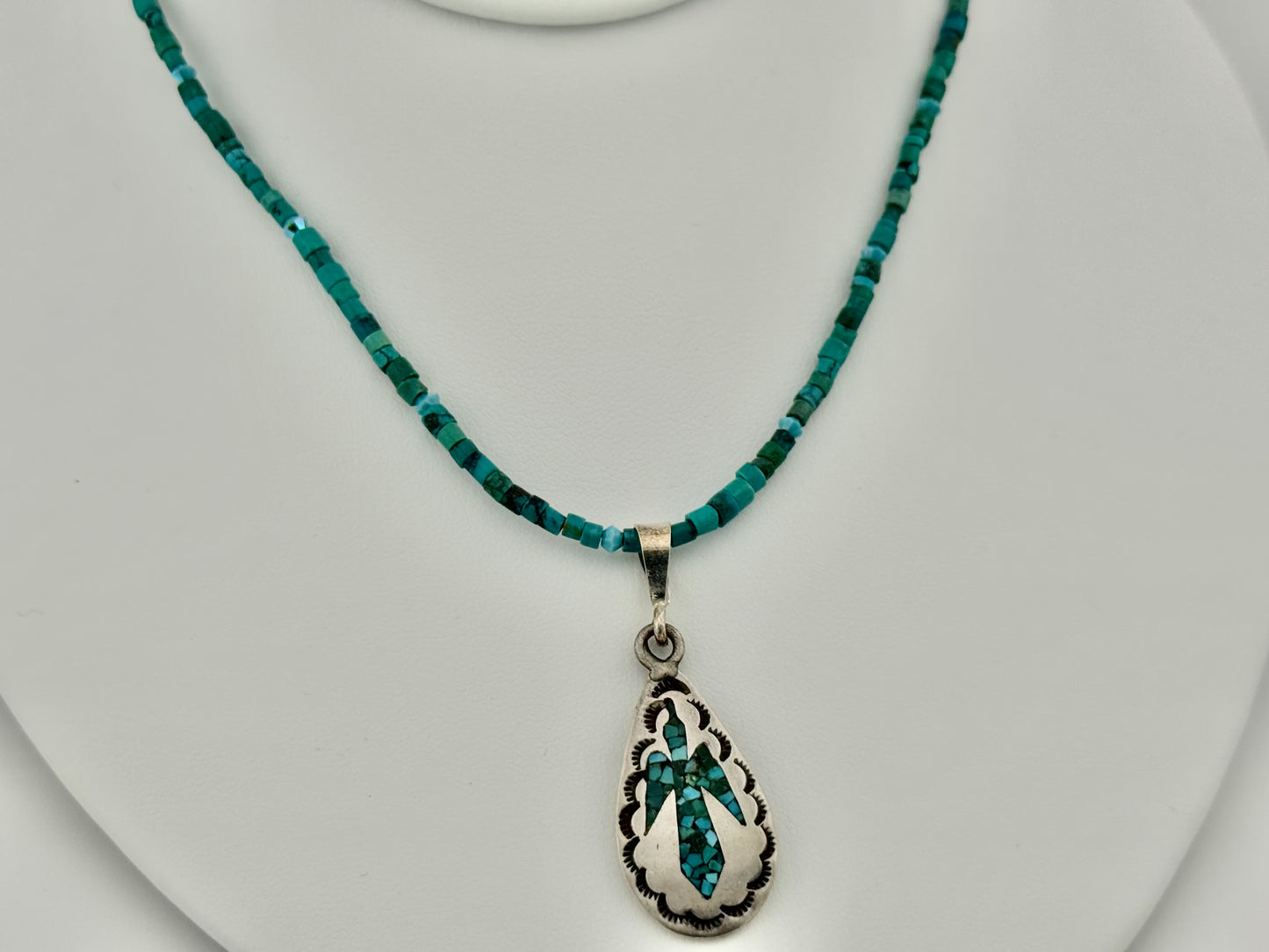 Turquoise and Sterling Silver Necklace