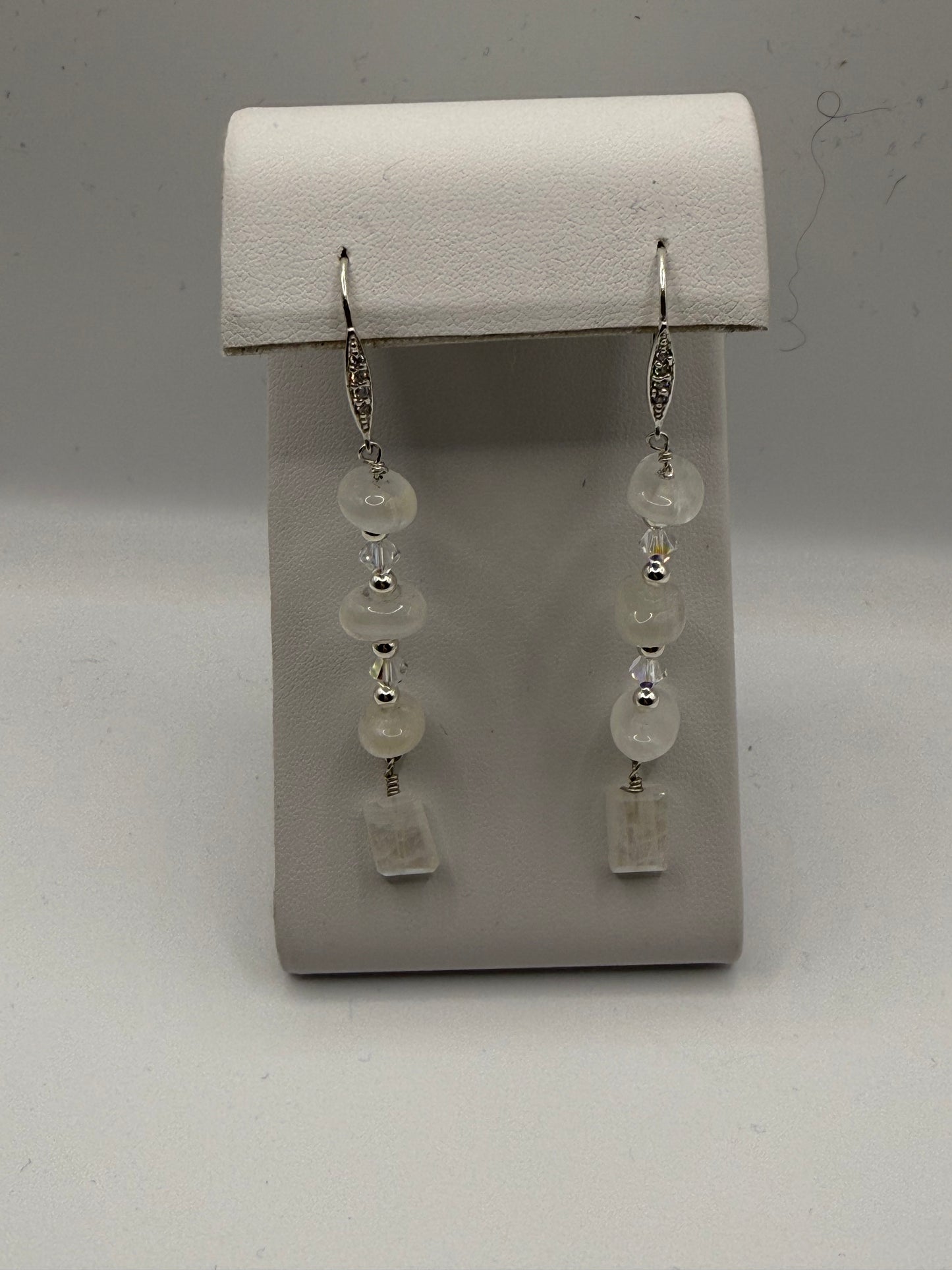 Moonstone and Sterling Silver Earrings