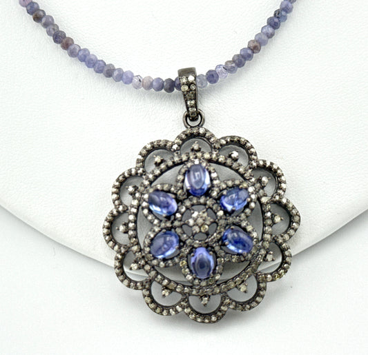 Tanzanite & Diamond Necklace