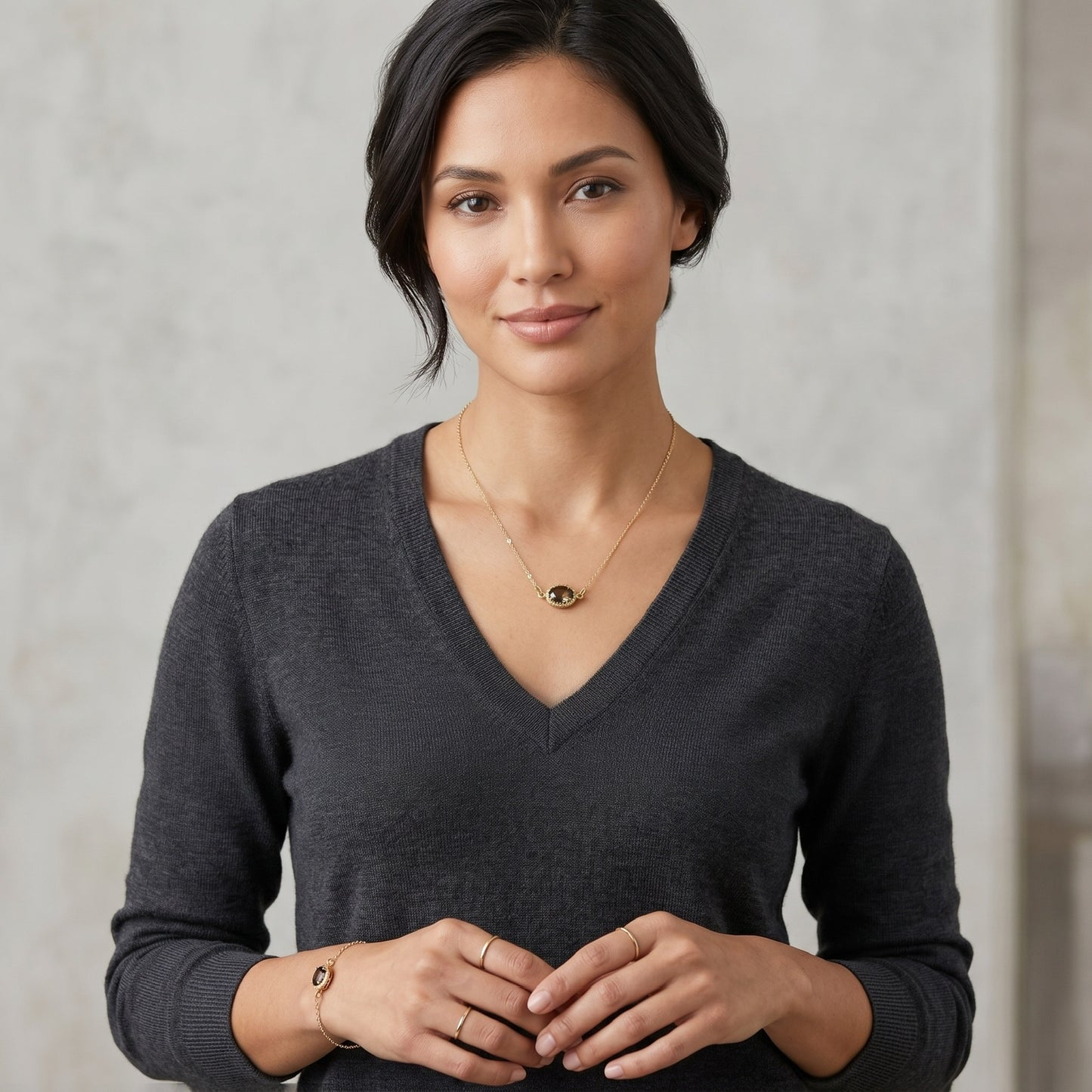 Raw Diamond 14K Necklace