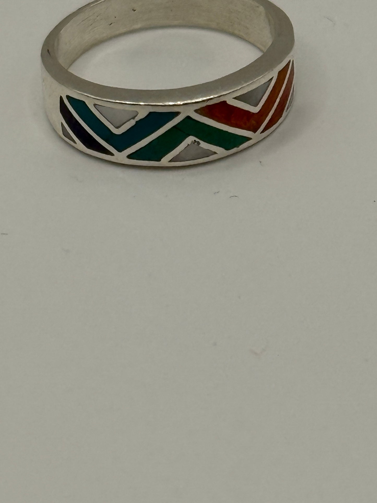 Multi-Stone Inlaid Ring
