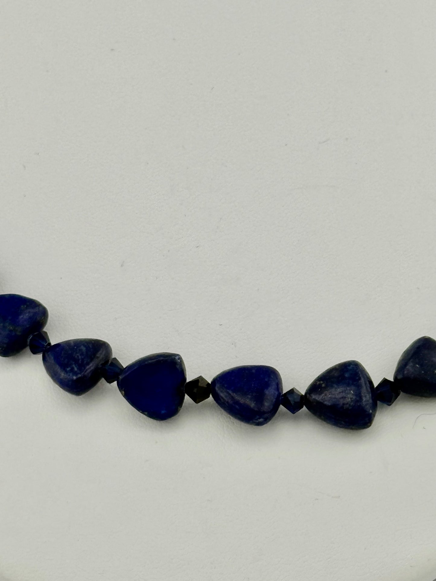 Lapis & Swarovski Crystal Necklace