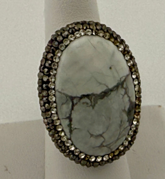 Agate Adjustable Ring