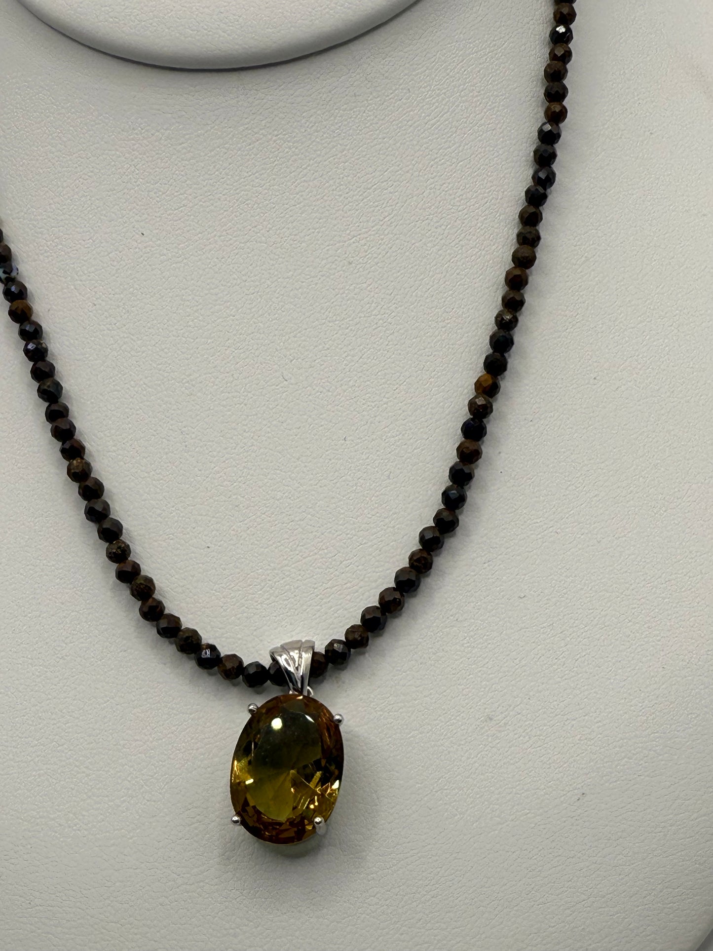 Zultanite and Boulder Opal Necklace