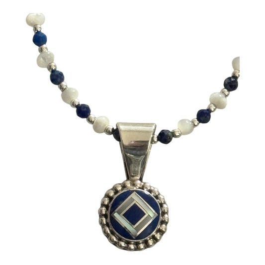 Lapis & Mother of Pearl Necklace