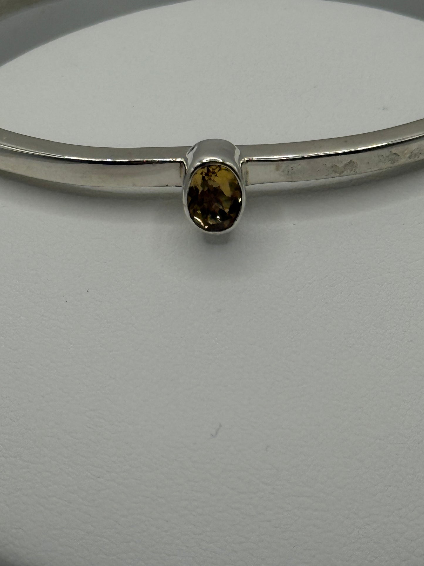 Citrine and Sterling Silver Bracelet