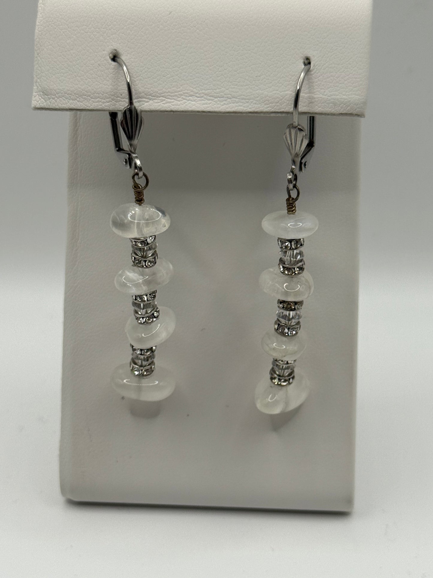 Moonstone and Sterling Silver Earrings