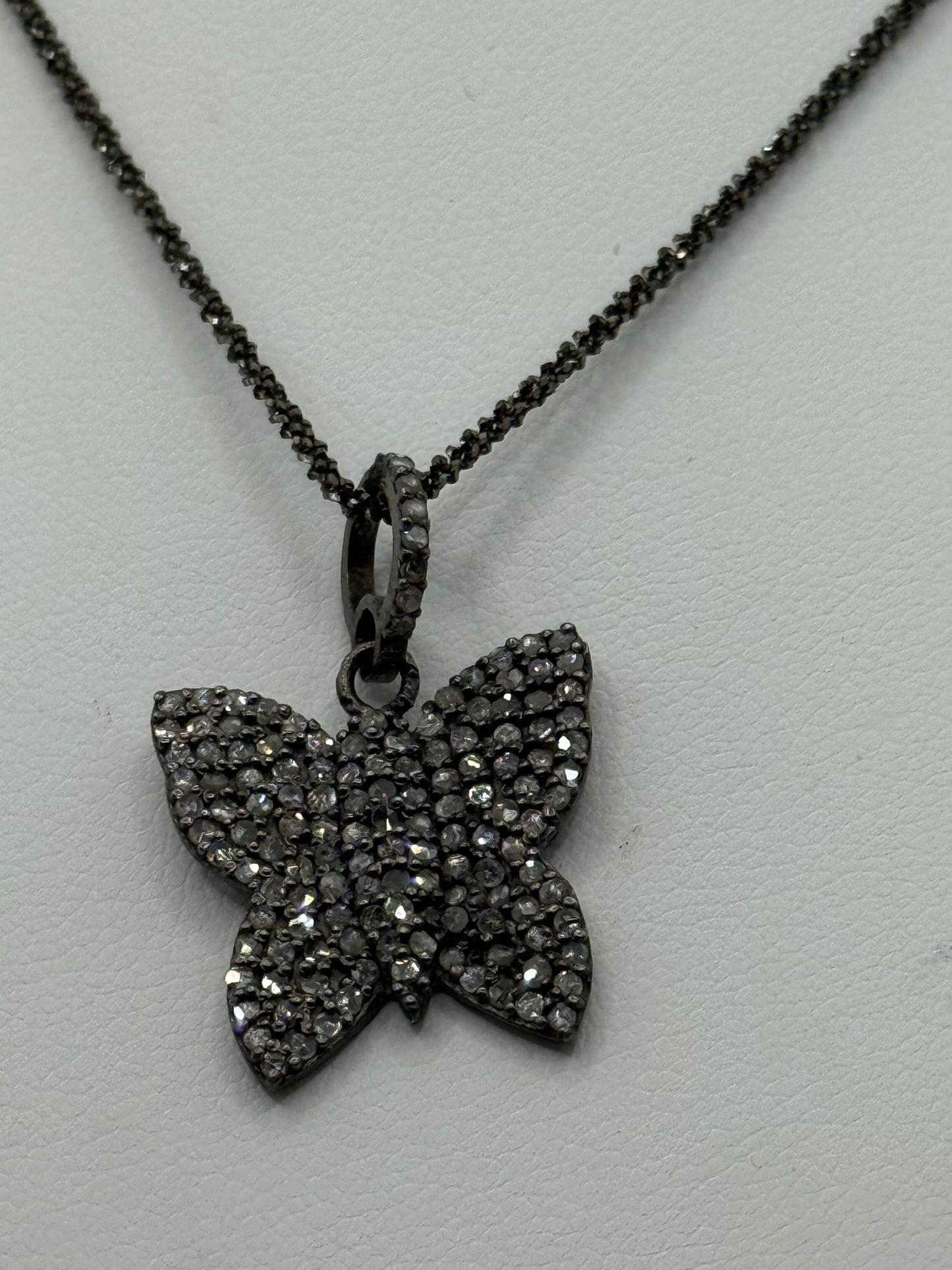 Diamond Butterfly Necklace
