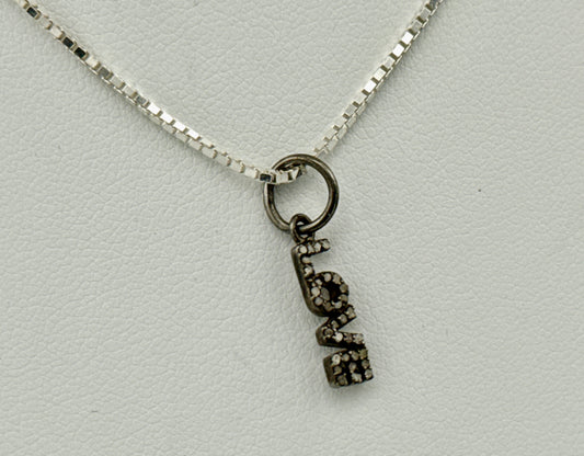 Small Diamond Love Necklace