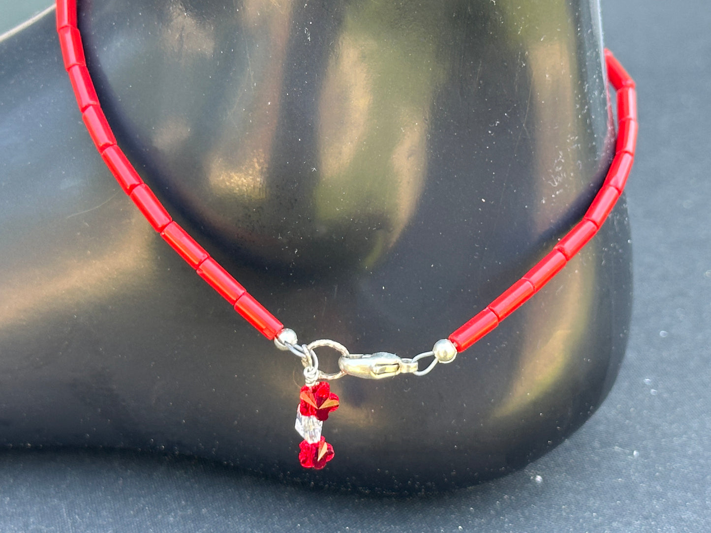 Red Coral Anklet