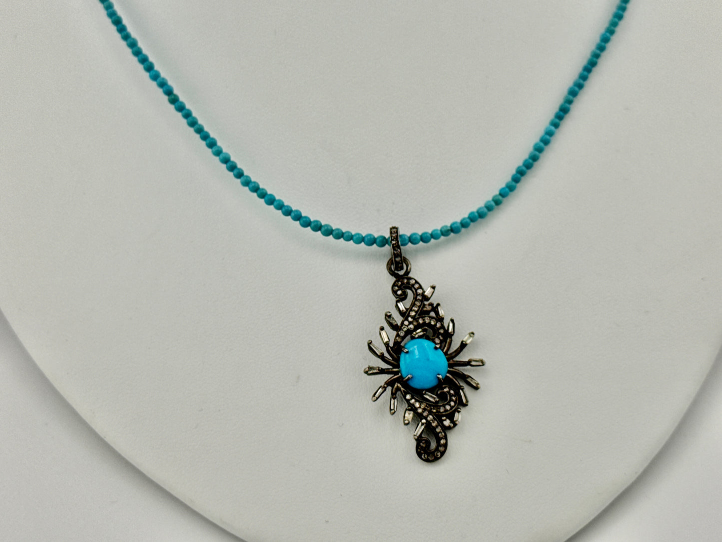 Sleeping Beauty & Diamond Necklace