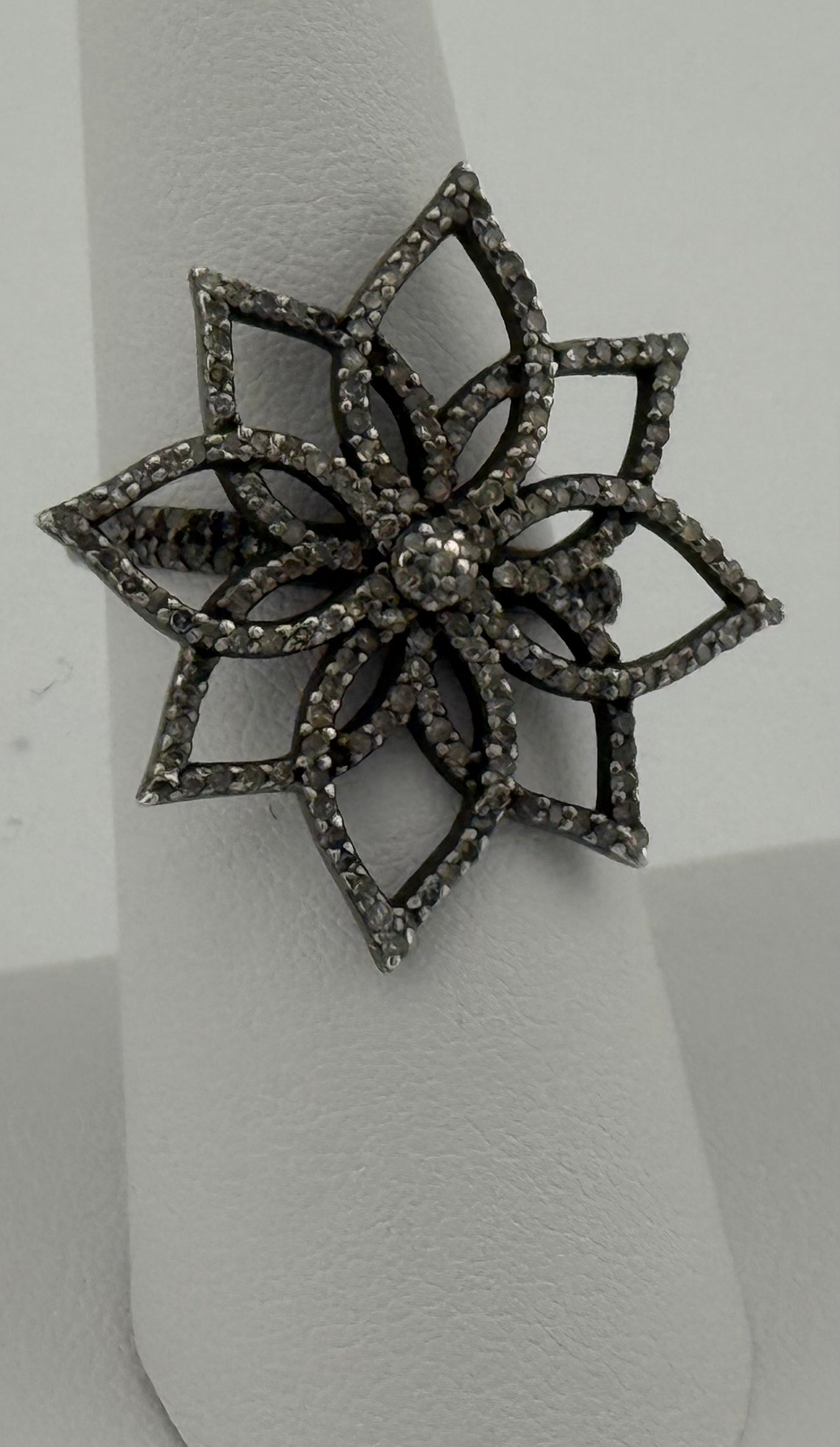 Flower Diamond Ring