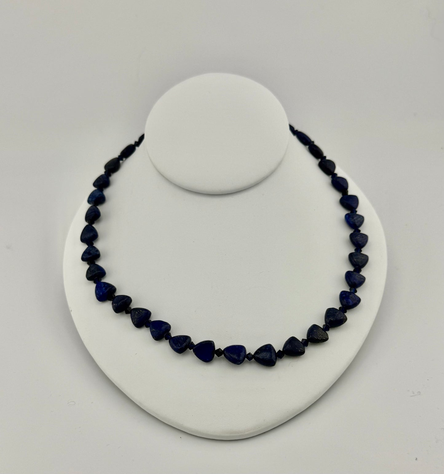 Lapis & Swarovski Crystal Necklace
