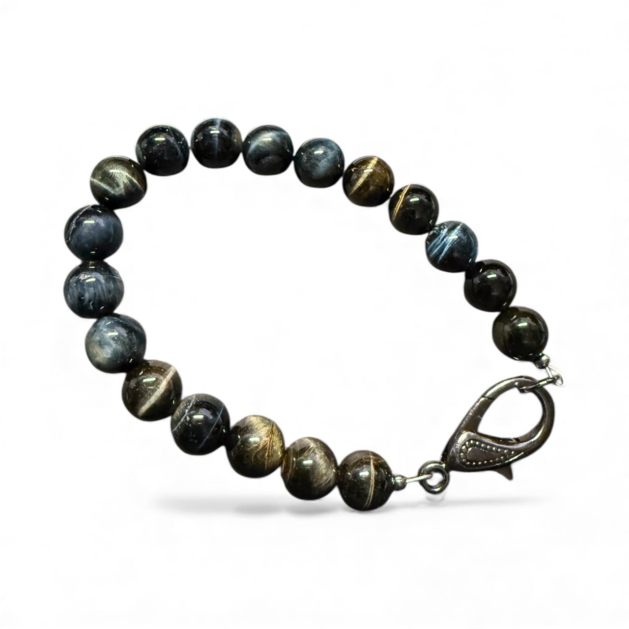 Men's Blue Tigers Eye Bracelet