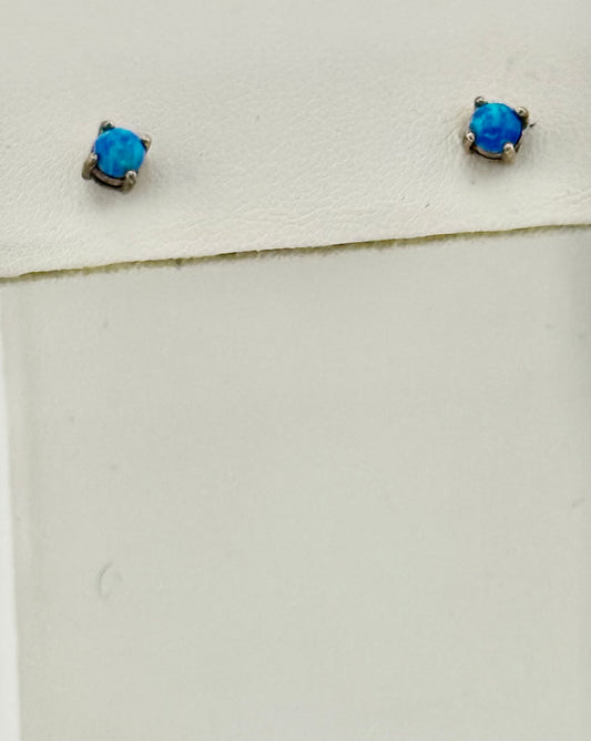 Tiny Opal Earrings