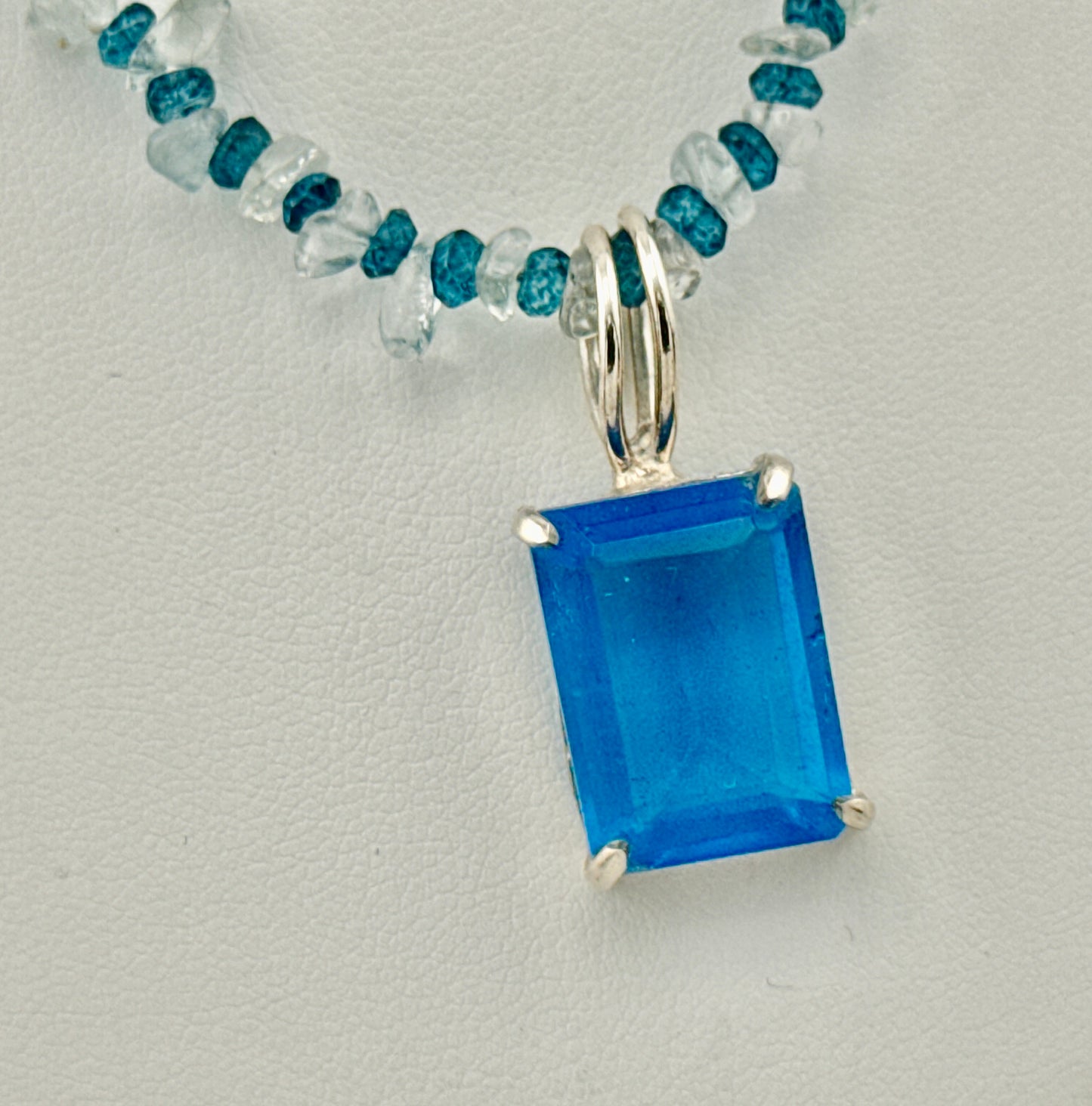 London Blue Topaz & Blue Topaz Necklace