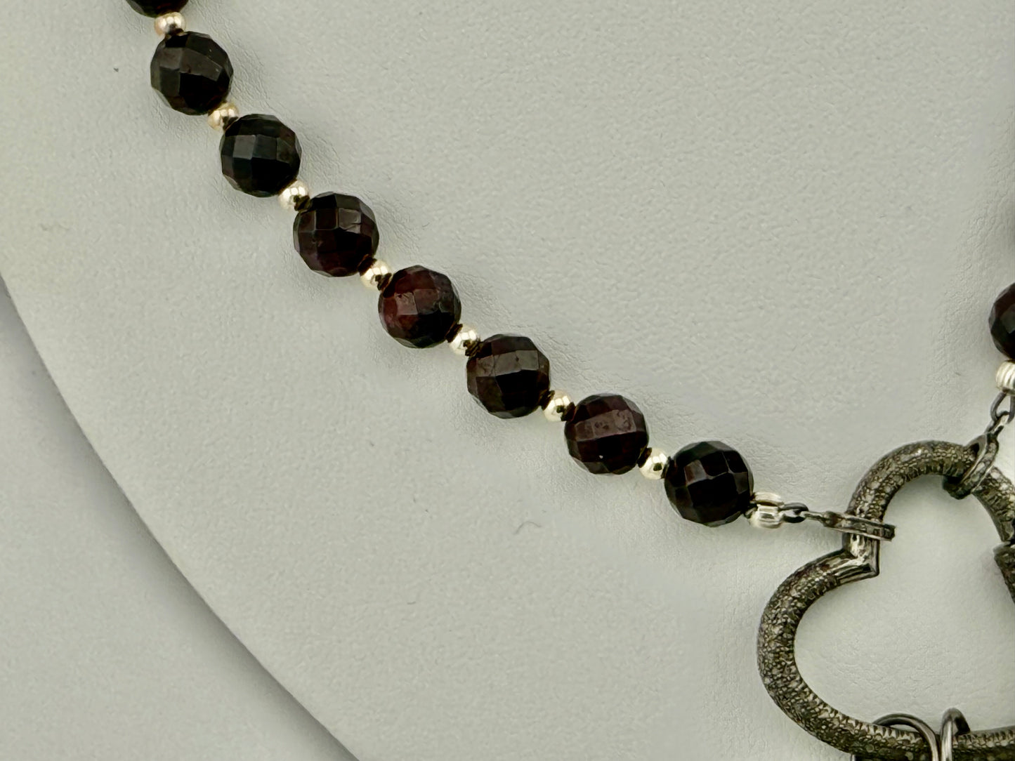 Garnet & Diamond Necklace