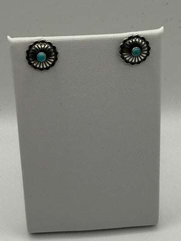 Turquoise & SS Earring