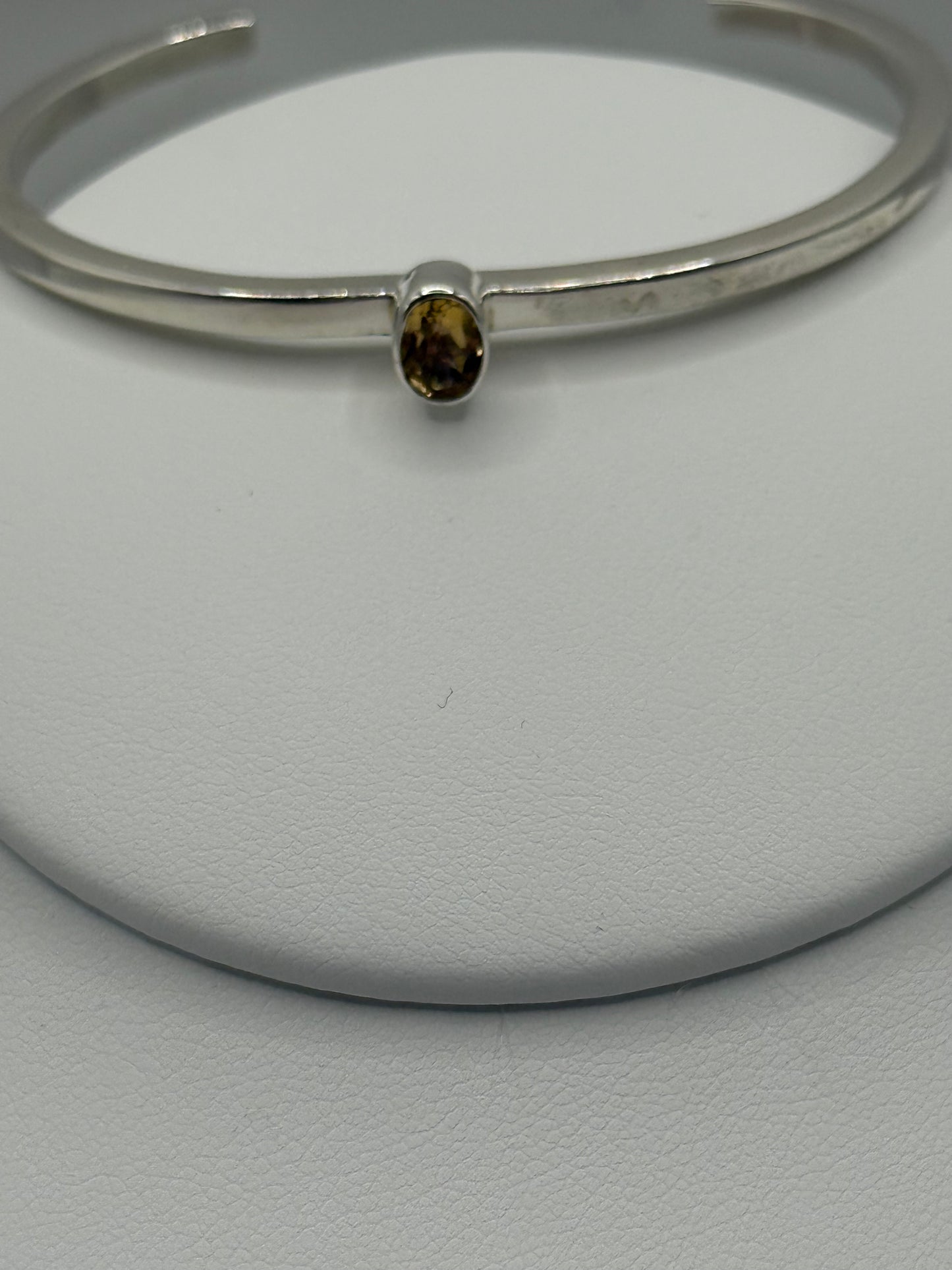 Citrine and Sterling Silver Bracelet