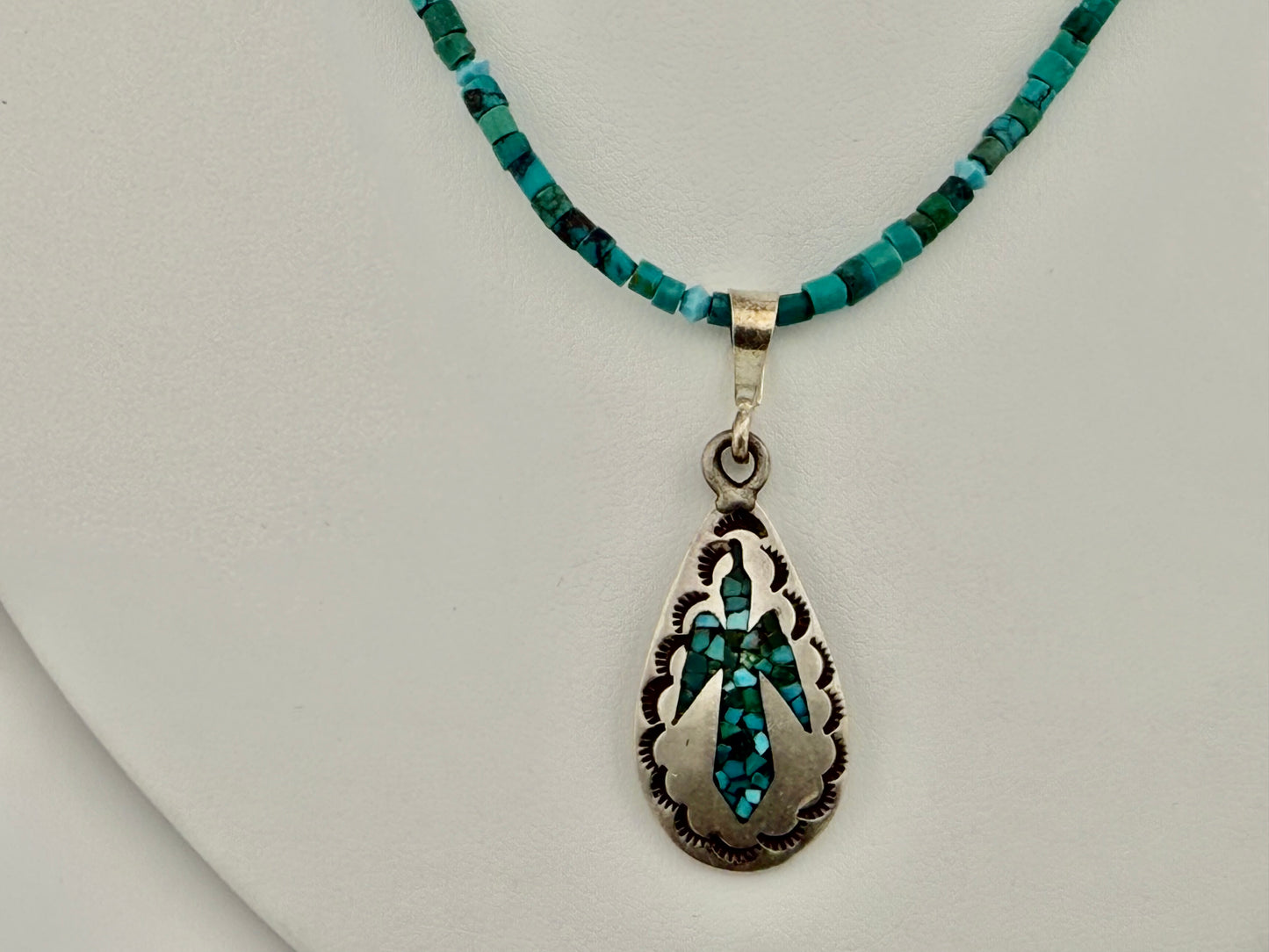 Turquoise and Sterling Silver Necklace