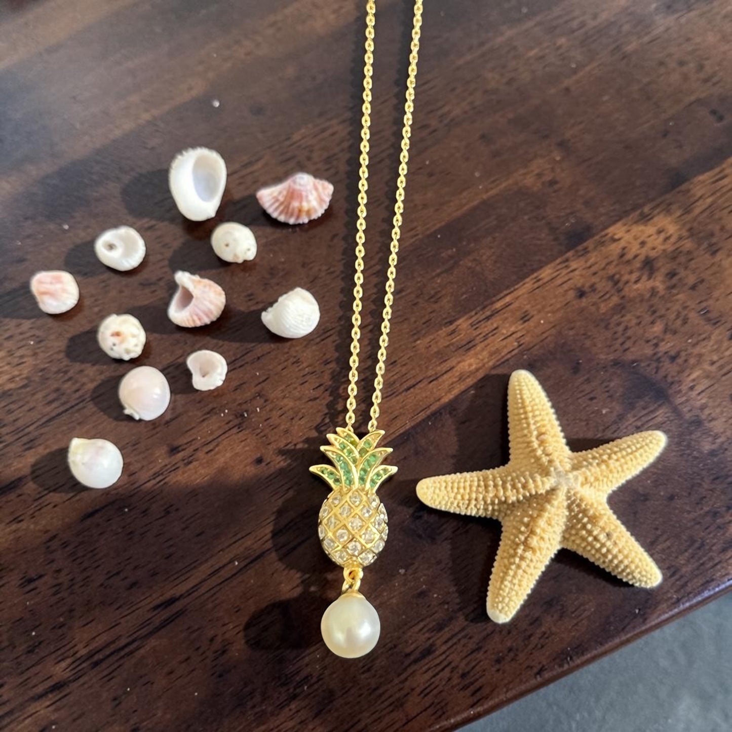 Pearl Pineapple Necklace