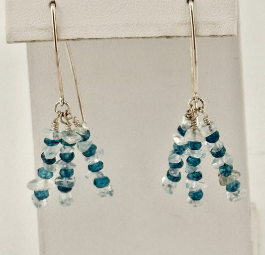London Blue & Blue Topaz Earrings