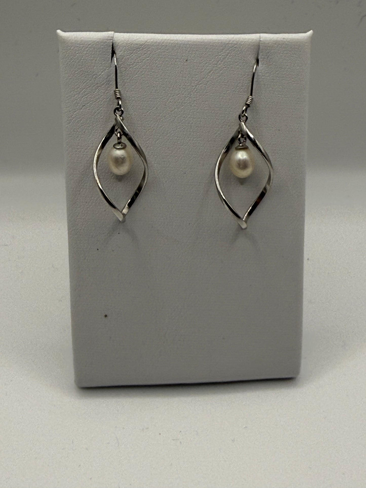 Sterling Silver and Freshwater Pearl Earrings