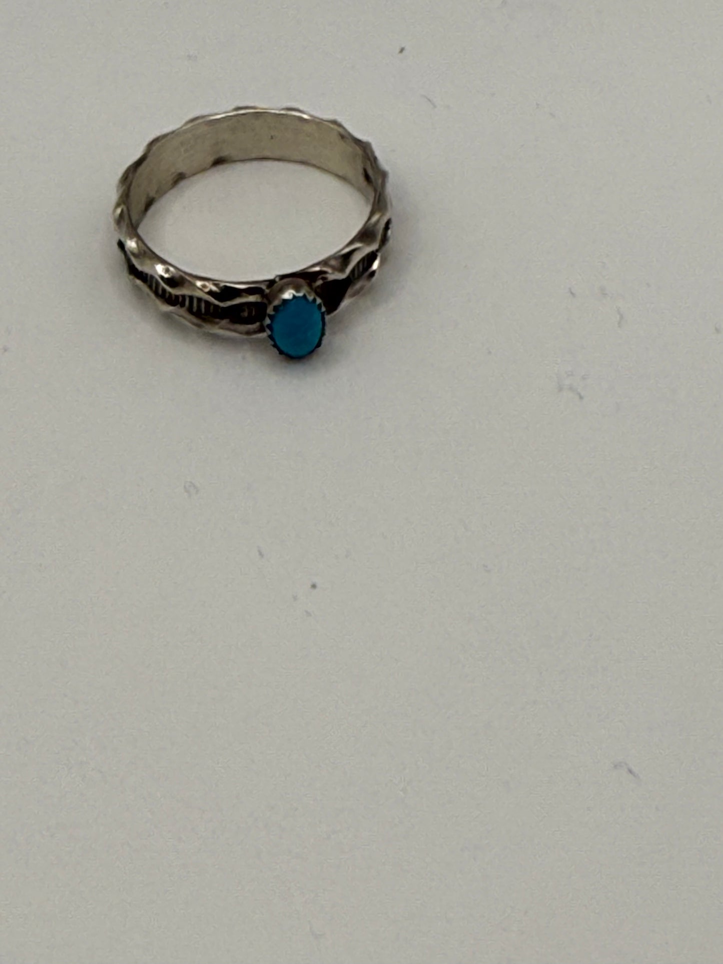 Turquoise and Sterling Silver Ring