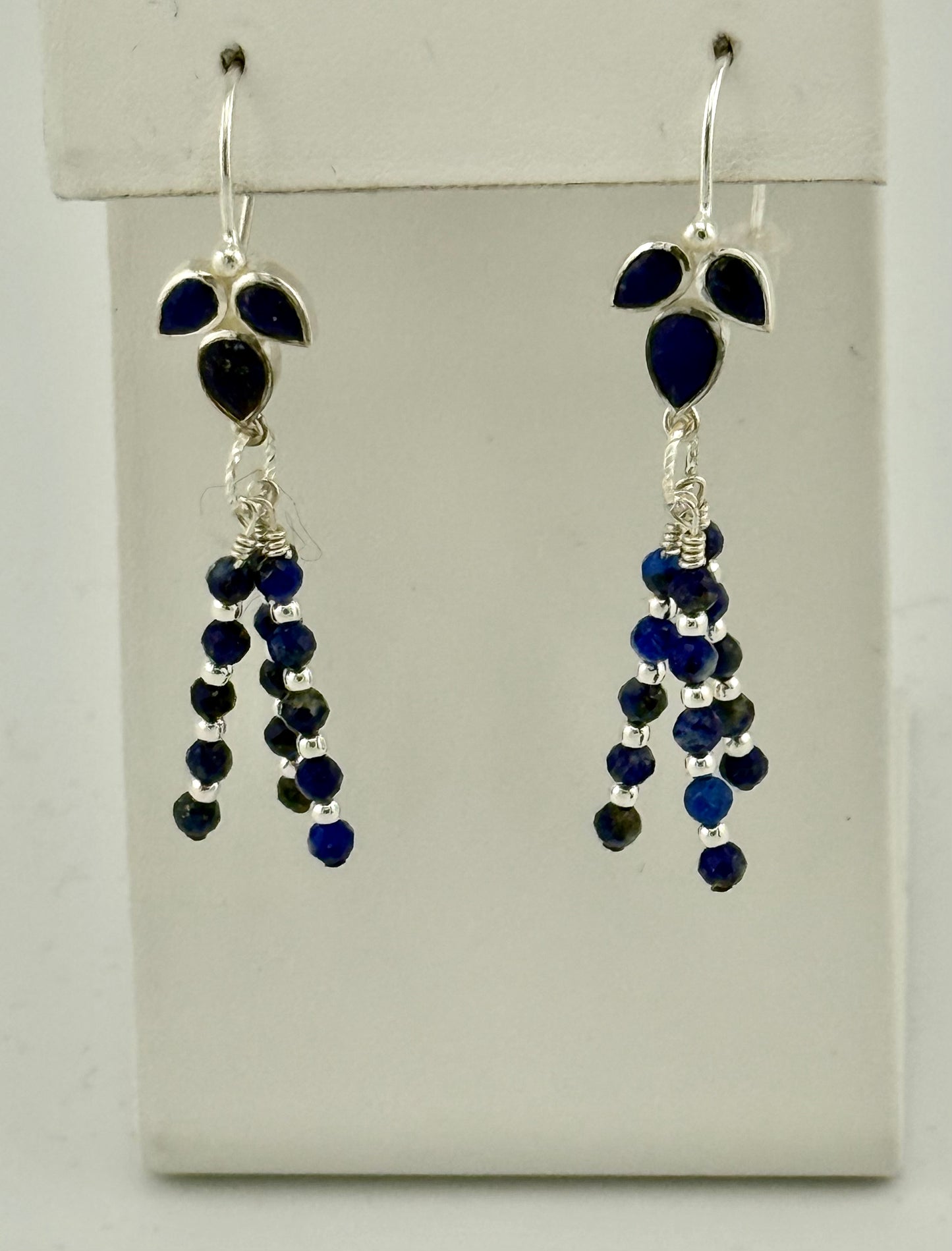 Lapis and Sterling Silver Earrings