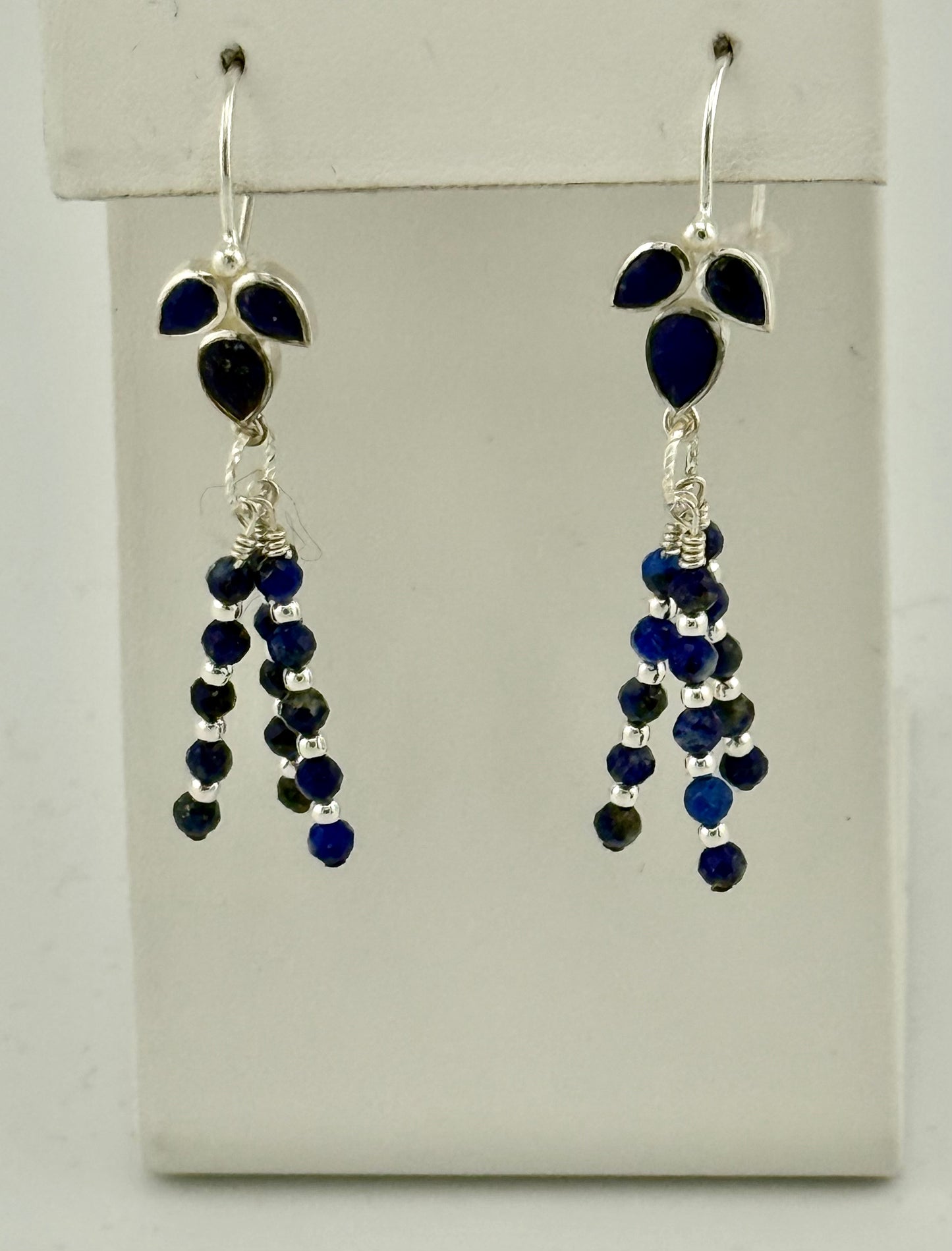Lapis and Sterling Silver Earrings